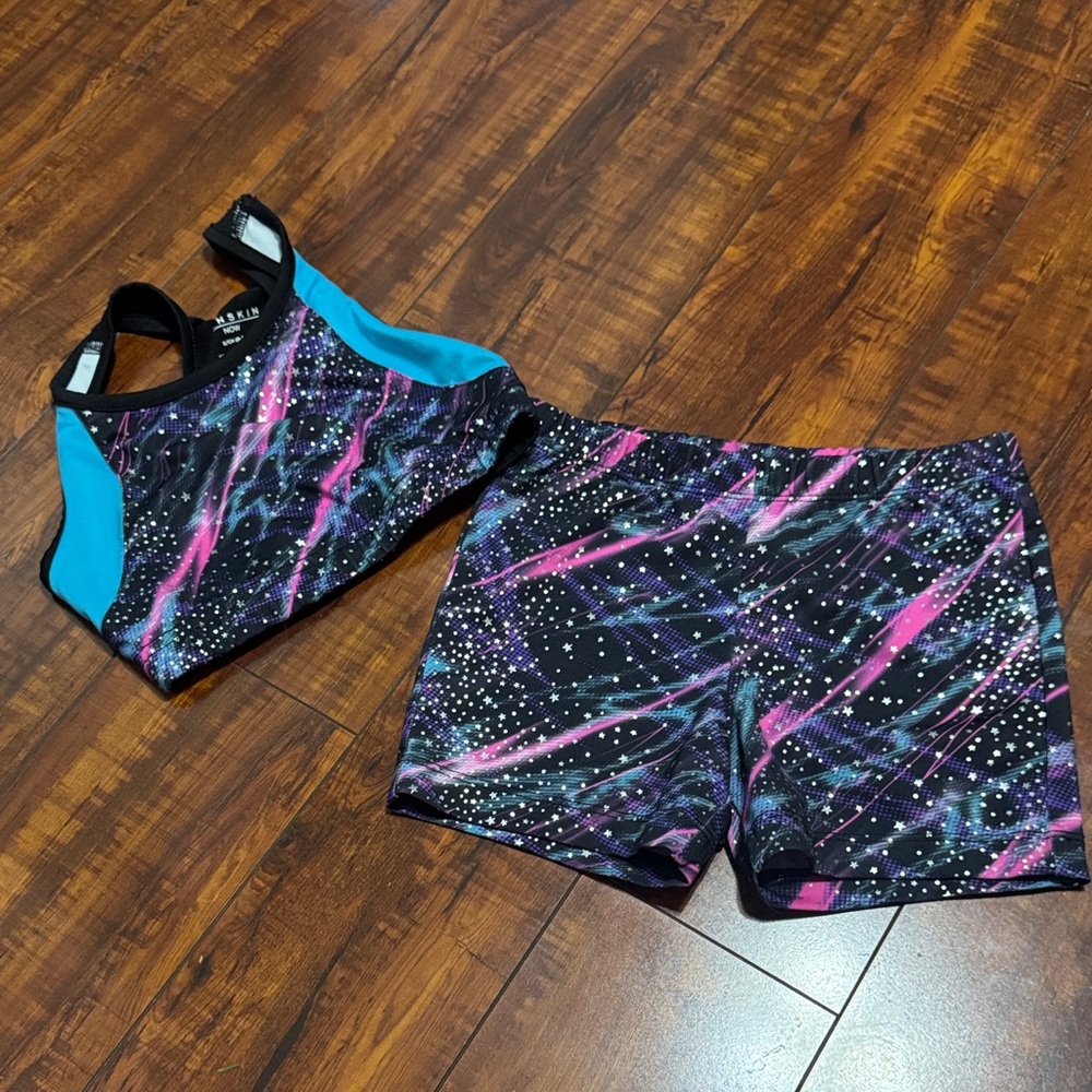 Danskin Kids Matching Set - Black and Pink